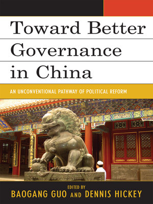 cover image of Toward Better Governance in China